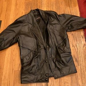 Black Wilsons Leather Jacket